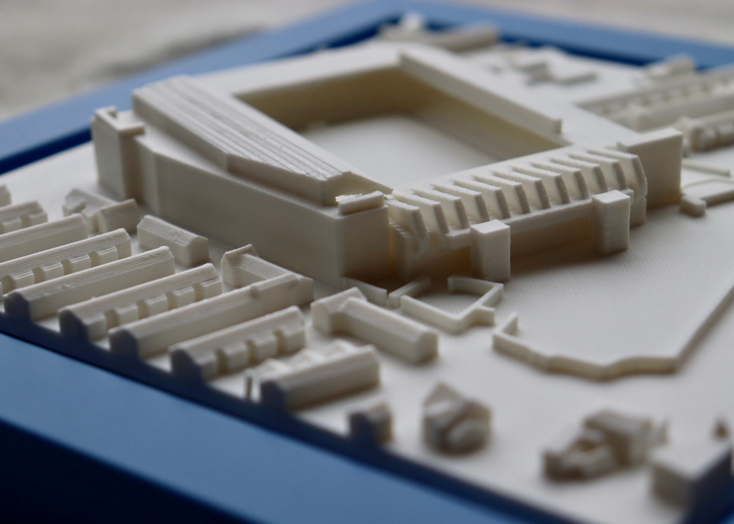 Everton L4 - Impresión de arte de pared del estadio 3D de Goodison Park | Regalo de fútbol StadiFRAMES