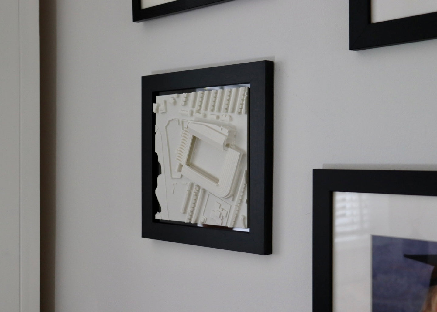 Everton L4 - Impresión de arte de pared del estadio 3D de Goodison Park | Regalo de fútbol StadiFRAMES