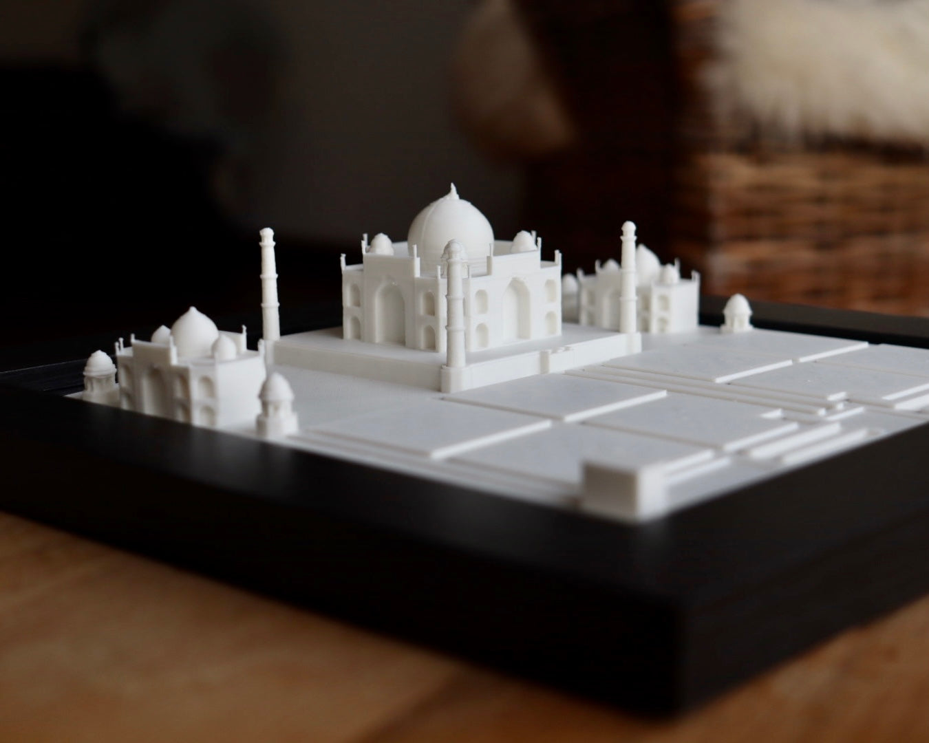 Taj Mahal Agra Art 3D Cityscape Decor Handcrafted Miniature Taj Mahal UrbanFRAMES Product Architectural Souvenir India Taj Mahal Replica Agra Skyline Wall Art Collectible Cityscape Landmark Replica Art Travel Keepsake India Indian Souvenir Agra City Decor Historic Wall Display Cityscape Home Decor Taj Mahal Landmarks Art