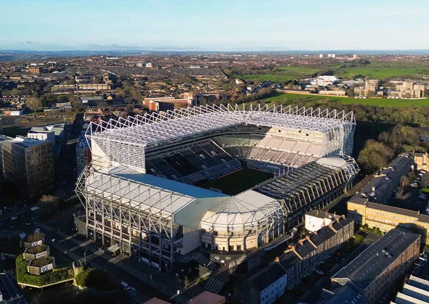 gifts for newcastle united fans, newcastle utd memorabilia, newcastle stadium model, 3d miniature stadium models, football stadium models, buy football wall art, st james park stadium model, st james' park 3d model, stadiframes, stadium frames